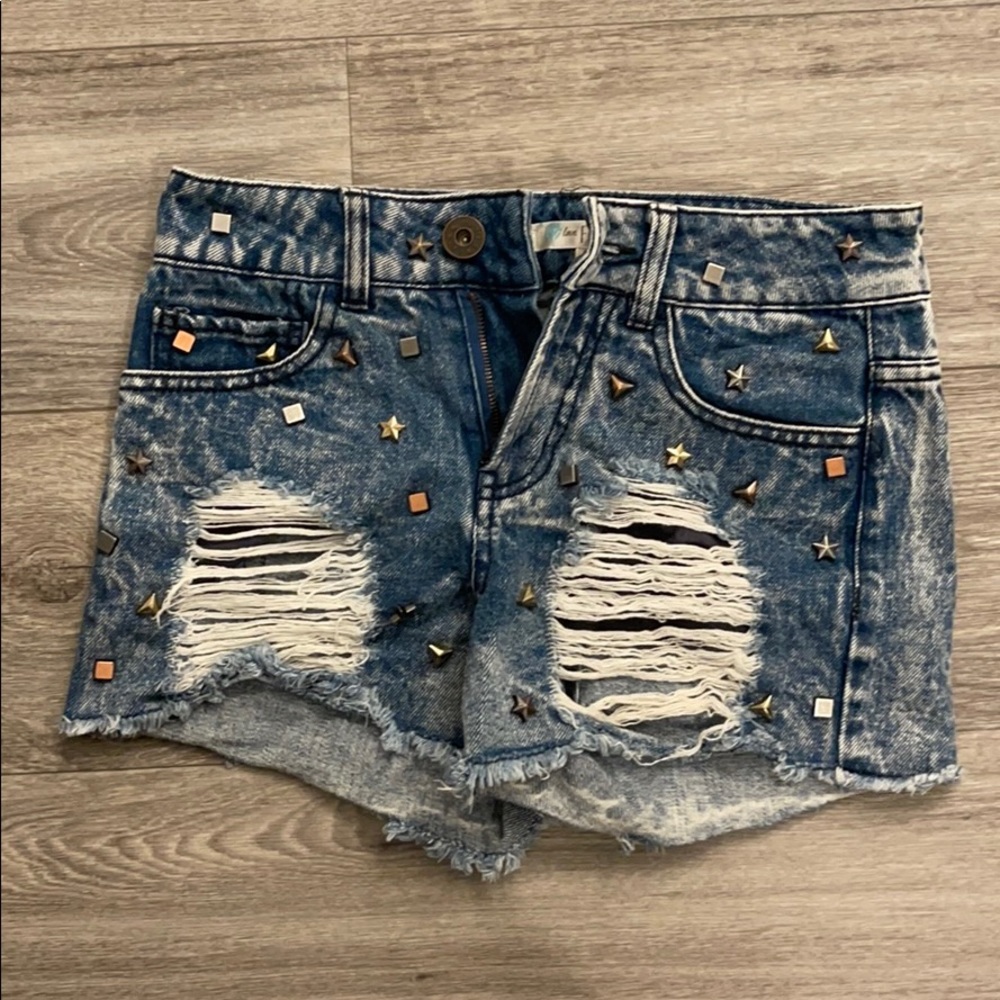 Studded shorts